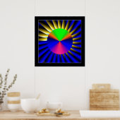 Poster Cône flottant (Cuisine)