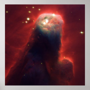 Poster Cone Nebula NGC 2264 Prise par le télescope Hubble