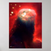 Poster Cone Nebula, NGC 2264 - Télescope spatial Hubble d (Devant)