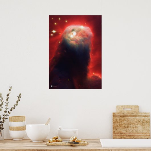 Poster Cone Nebula, NGC 2264 - Télescope spatial Hubble d (Cuisine)