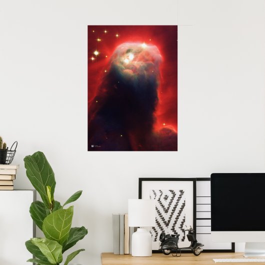 Poster Cone Nebula, NGC 2264 - Télescope spatial Hubble d (Bureau à domicile)