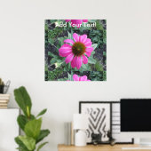 Poster Coneflower (Bureau à domicile)