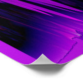 Poster Coneflower Abstrait - violet (Coin)