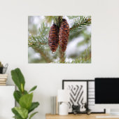 Poster Cônes glacés (Bureau à domicile)