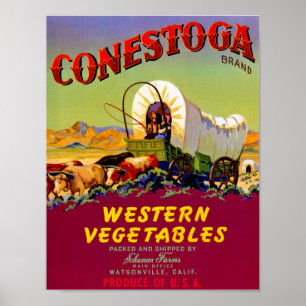 Poster Conestoga Western Vegetables