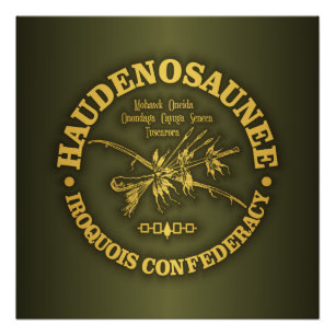 Poster Confédération iroquoise (Haudenosaunee)