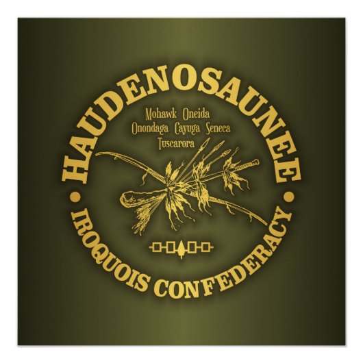 Poster Confédération iroquoise (Haudenosaunee) (Devant)