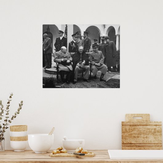 Poster Conférence de Yalta (Cuisine)