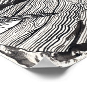 Poster "Confess !", dessin à l'encre d'Inde (Coin)