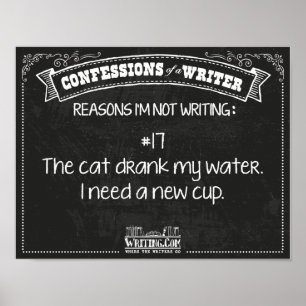 Poster Confessions d'un écrivain : Raison #17