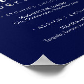 Poster Confetti d'or | Signature de la Marine (Coin)