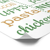 Poster Confetti Première fête d'anniversaire bannière de  (Coin)