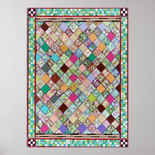 Poster "Confetti Quilt" (Devant)