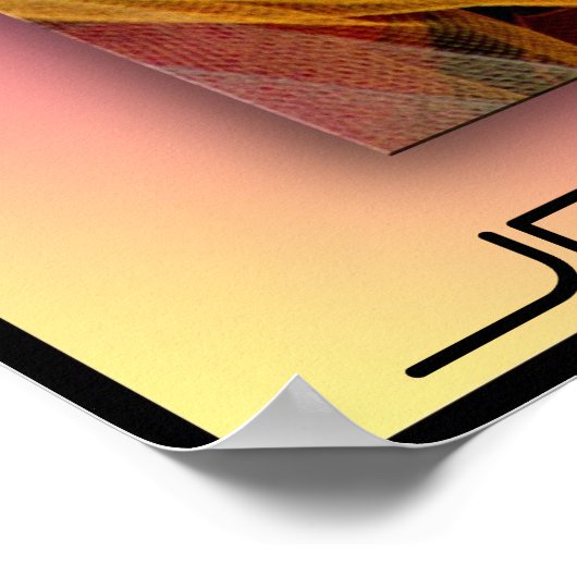 Poster confettii (Coin)