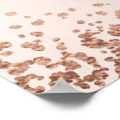 Poster Confettis élégants | 20 + Plan de table de mariage (Coin)