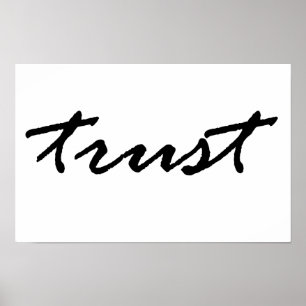 Poster Confiance