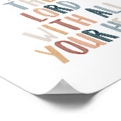 Poster Confiance dans l'affiche du seigneur (Coin)