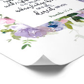 Poster Confiance dans l'affiche fleurie du Seigneur (Coin)