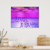 Poster Confiance Dans Le Seigneur (Cuisine)