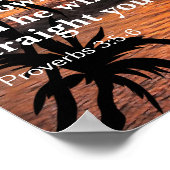 Poster Confiance dans le Seigneur avec tout ton verset de (Coin)