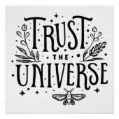 Poster Confiance dans l'univers (Devant)