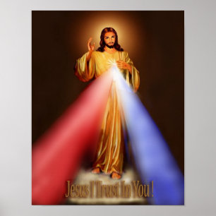 Poster Confiance divine de Jésus I de pitié dans vous