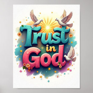 Poster Confiance en Dieu