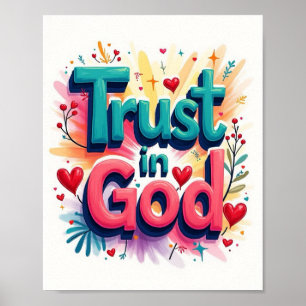 Poster Confiance en Dieu