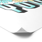 Poster Confiance en soi | Soleil céleste et papillon (Coin)
