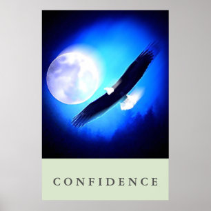 Poster Confiance motivationnelle de l'aigle