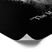 Poster Confiance motivationnelle tendance Lion Inspiratio (Coin)