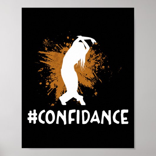 Poster Confiance Pour La Chorégraphie Danseuse (Devant)