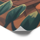 Poster Configuration de jeu relaxante et cosy - Œuvre d'a (Coin)