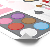 Poster Configuration de maquillage (Coin)