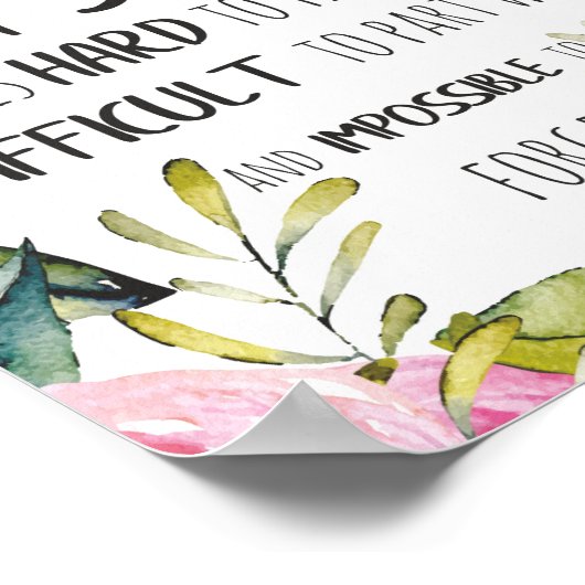 Poster Confirmation Commanditaire Cadeau Vraiment Grand c (Coin)