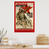 Poster Confiscation d'armes à feu - 2ème amendement (Cuisine)