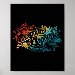 Poster Confiture de fraises Funny Tennessee-ham Mary Anne