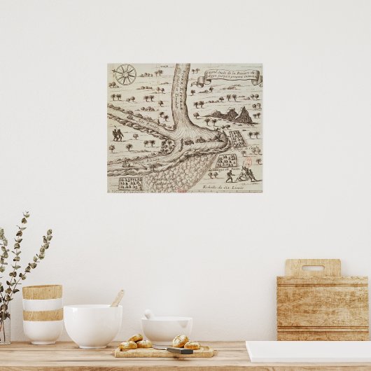 Poster Confluence du Niger (Cuisine)