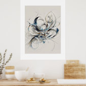 Poster Confluence Silencieuse de Lignes (Cuisine)