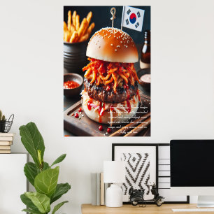 Poster Confort coréen : Bulgogi Indulgence 24x36