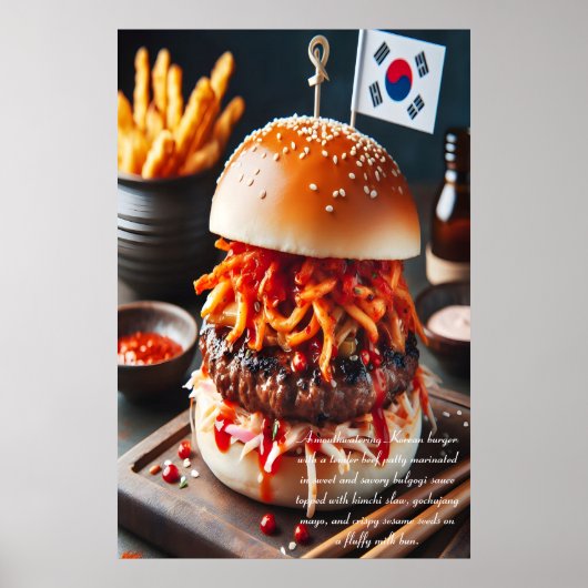 Poster Confort coréen : Bulgogi Indulgence 24x36 (Devant)