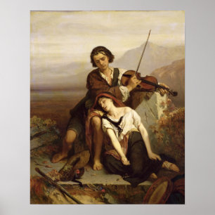 Poster Confort dans la peine, c.1852
