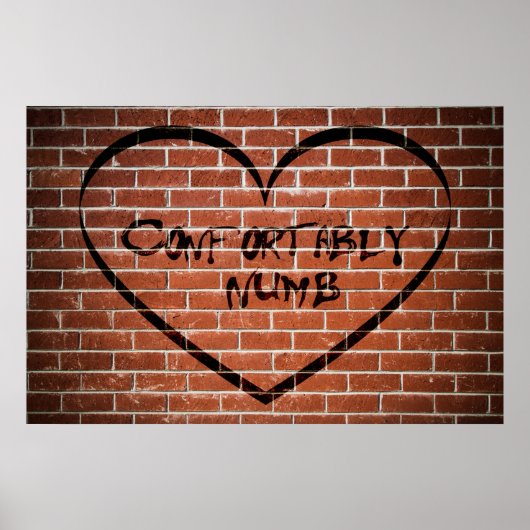 Poster Confortablement numérique Word Art (Devant)