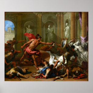 Poster Confrontation Phineus de Sebastiano Ricci Perseus