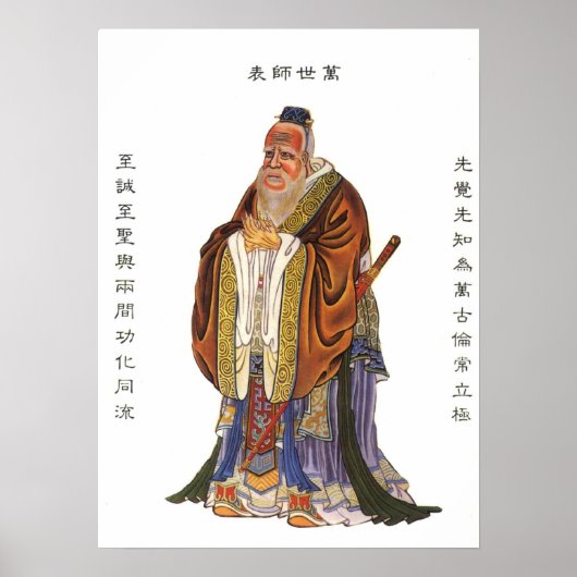Poster Confucius (Devant)