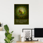 Poster Confucius - Quand les objectifs ne peuvent être at (Bureau à domicile)