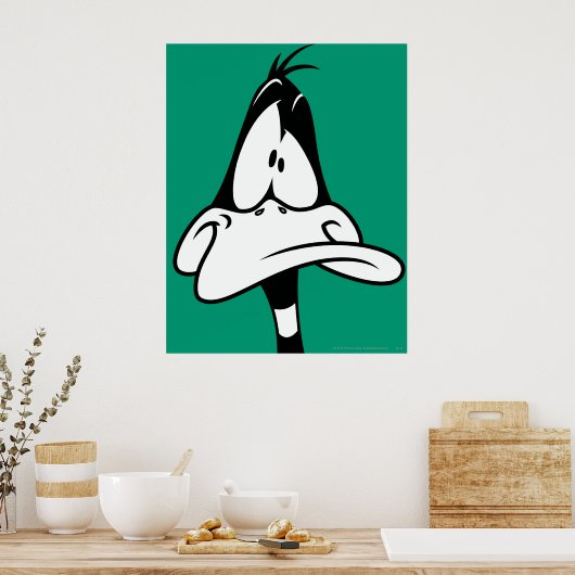 Poster Confused DAFFY DUCK™ Face (Cuisine)