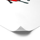 Poster Congas jaune rouge dans l'image graphique des stan (Coin)