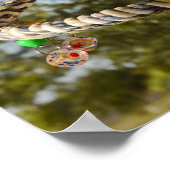 Poster Congo African Grey sur la pente (Coin)