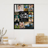 Poster Congrats Modernes Grad 14e année Photo Collage Gra (Cuisine)